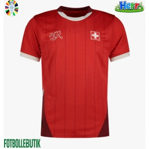 Schweiz Hemmatröja EM 2024 Kortärmad